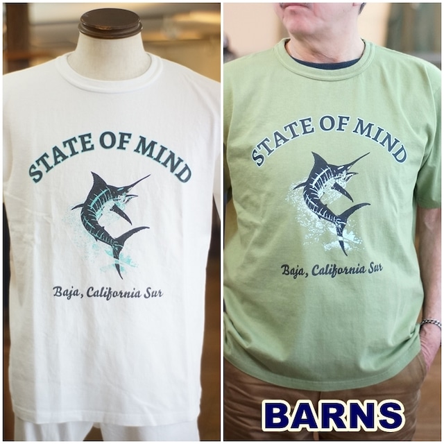 BARNS OUTFITTERS バーンズ アウトフィッターズ 半袖Tシャツ カットソー プリントT 26147