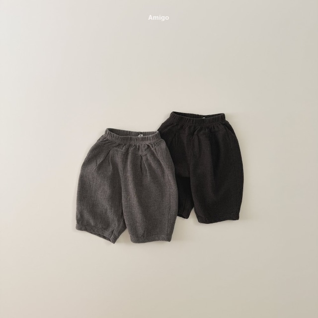 【取寄】amigo|yoke shirring pants|ヨークシャーリングパンツ|XS-XL|kids|26 autumn
