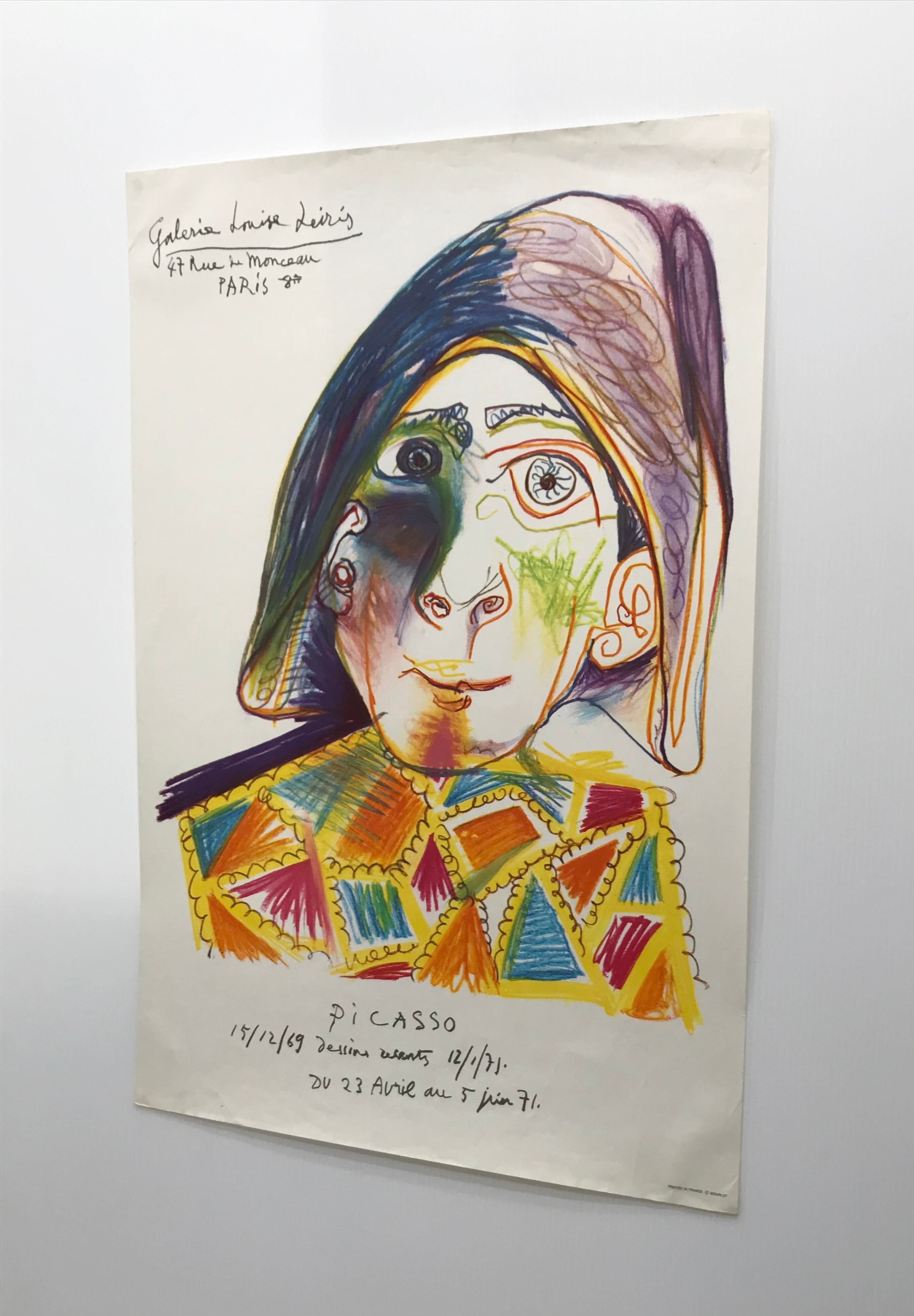 オリジナルビンテージポスター/ Pablo Picasso 展覧会ポスター