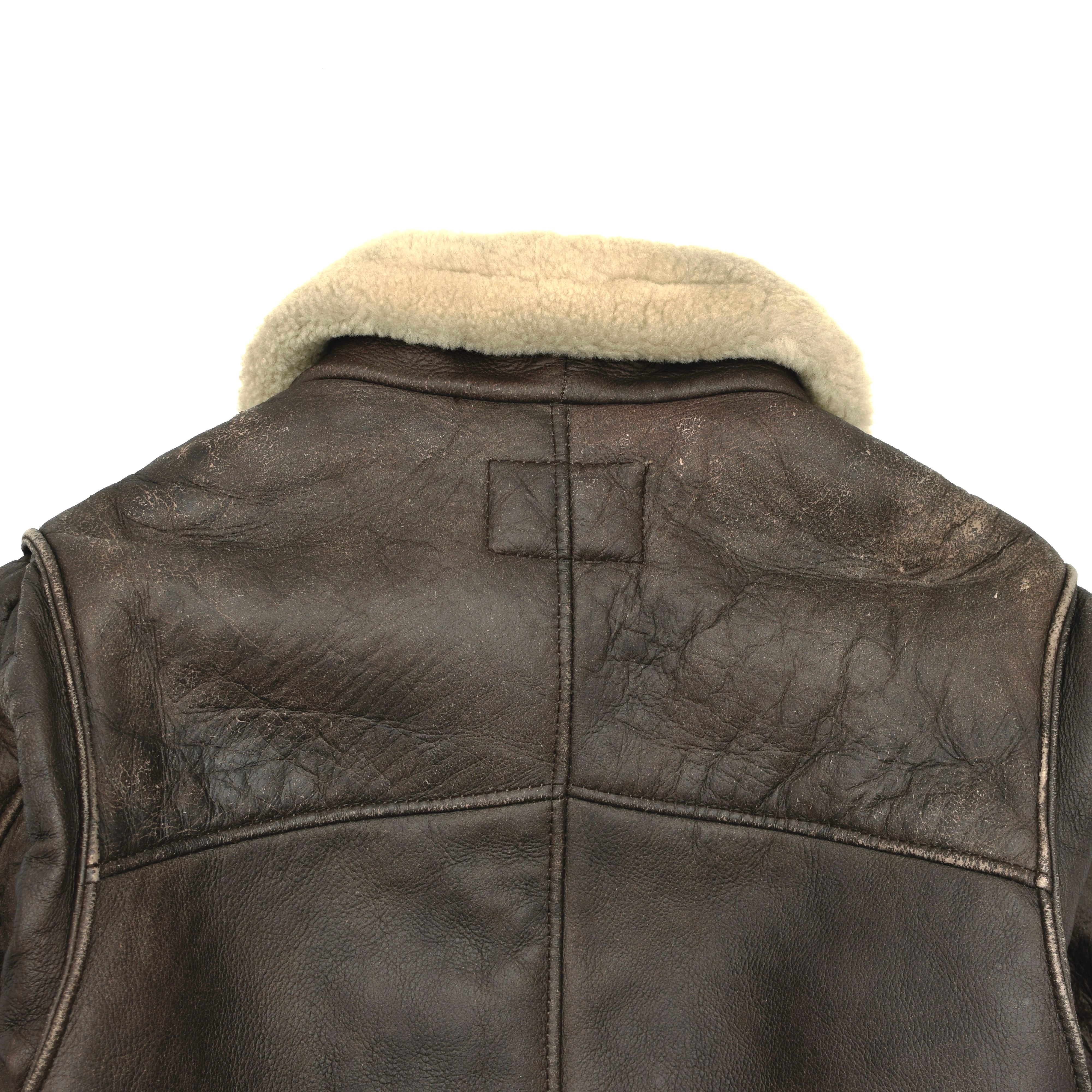 Vintage Mouton Leather Boa Jacket TYPE B-9 | 古着屋 grin Vintage Mouton Leather Boa Jacket TYPE B-9 | 古着屋 grin