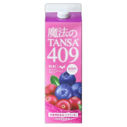 「新・腸活」！乳酸菌生産物質配合・次世代型インナーケアドリンク「魔法のＴＡＮＳA 409」