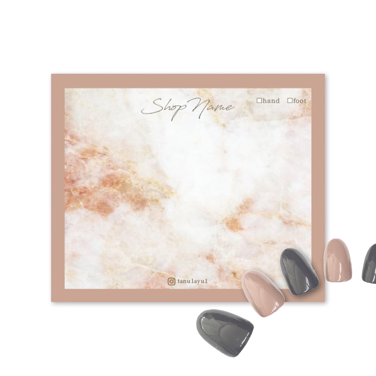 ネイルチップ台紙　　24枚 (はがきサイズ12枚)　　★No.409 ネイルチップ台紙24枚 (はがきサイズ12枚)☆No.465