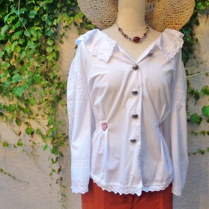 European tirol blouse／ヨーロピアン チロル ブラウス