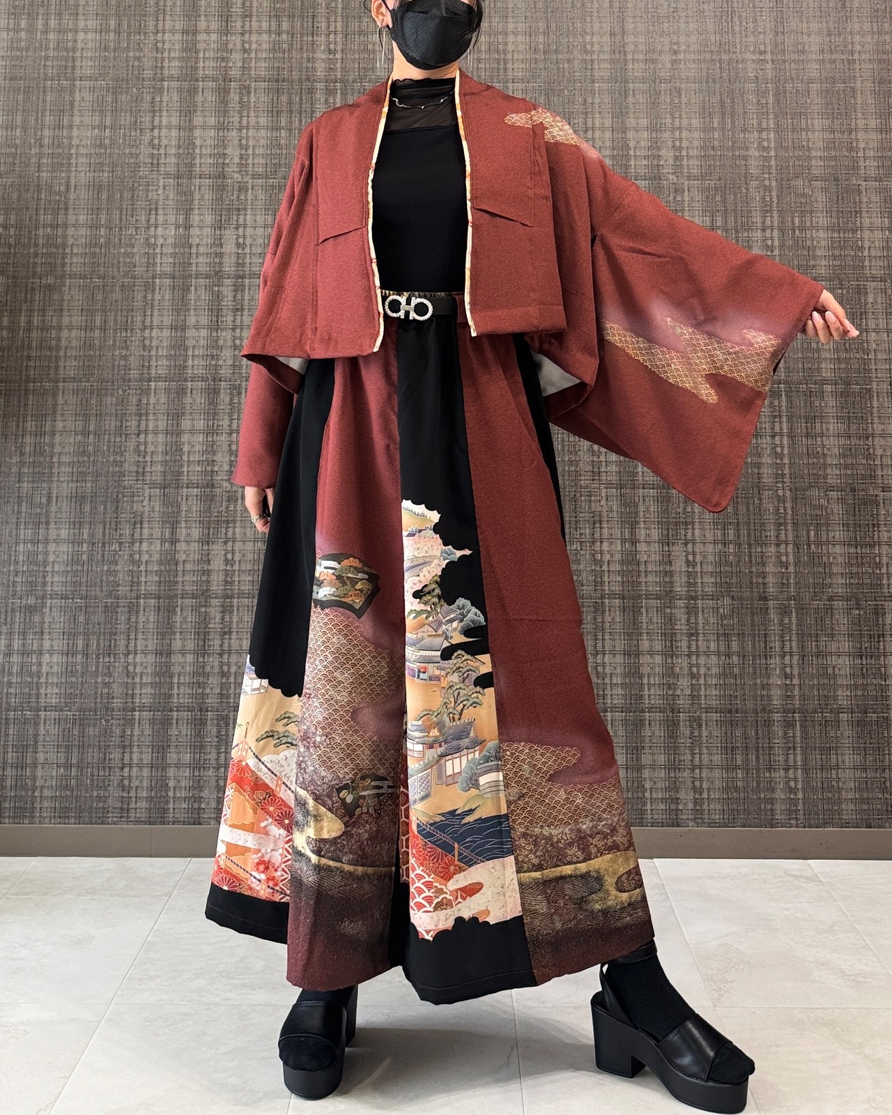 Two piece sets 676 2jacket＋1skirt