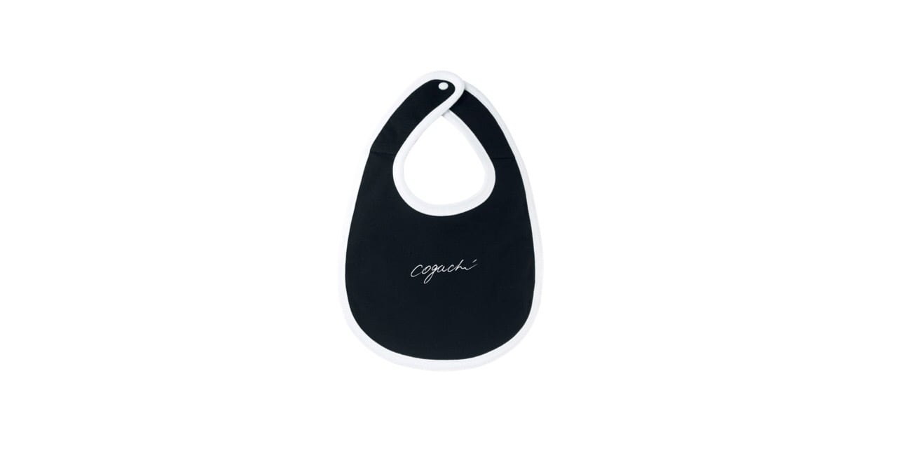 coguchi baby bib (BLK)