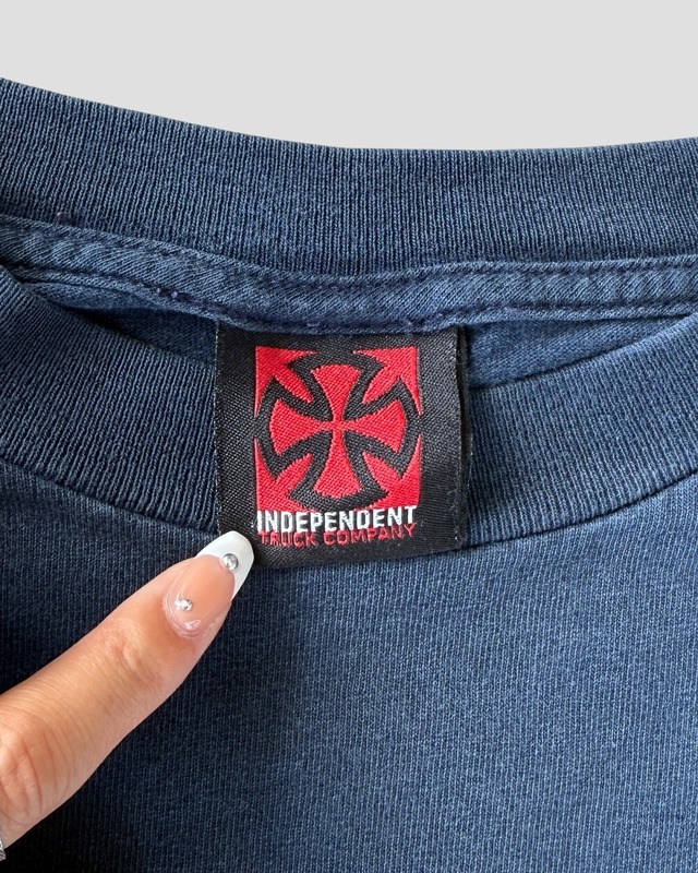 -INDEPENDENT- Vintage 90s Long Sleeve Print T-shirt