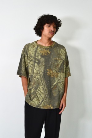 00s Tree camouflage pocket T-shirt