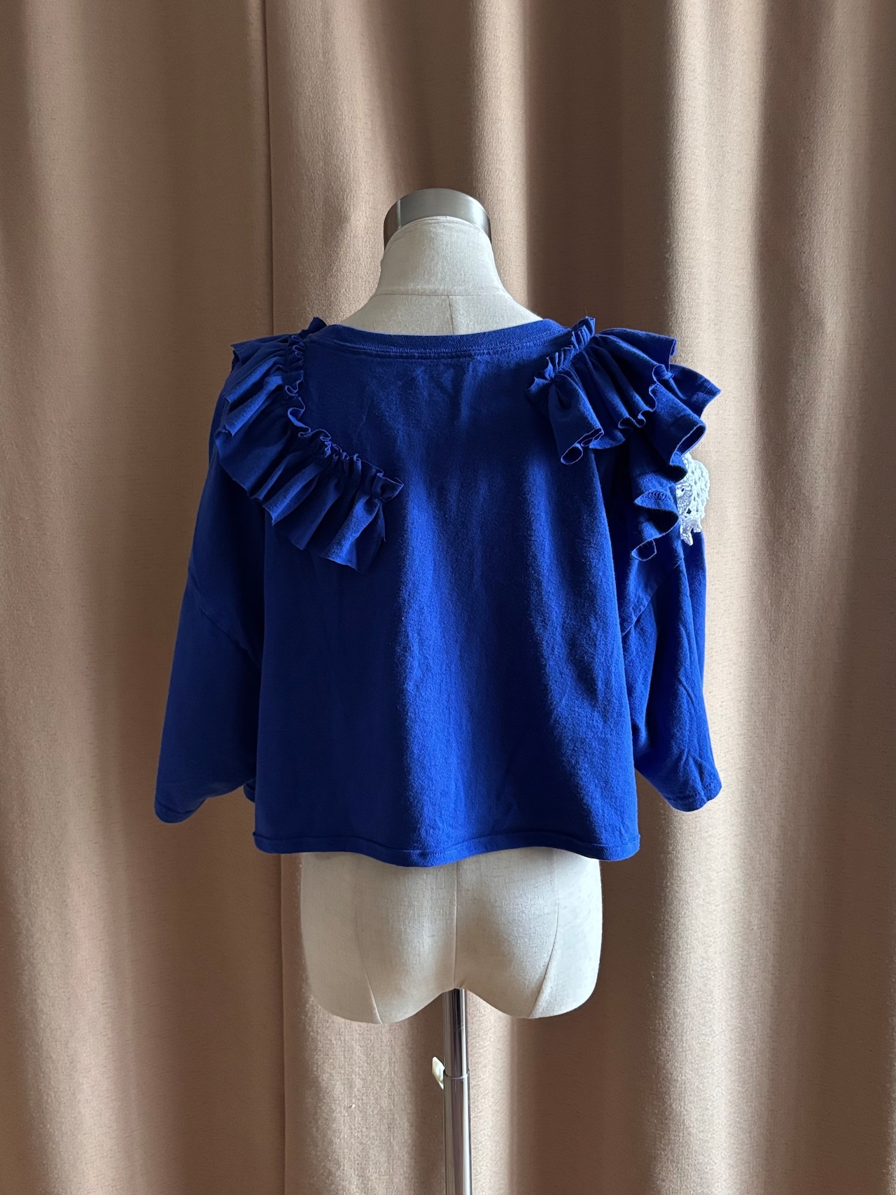 structured frill blue remake t-shirt-5265-6