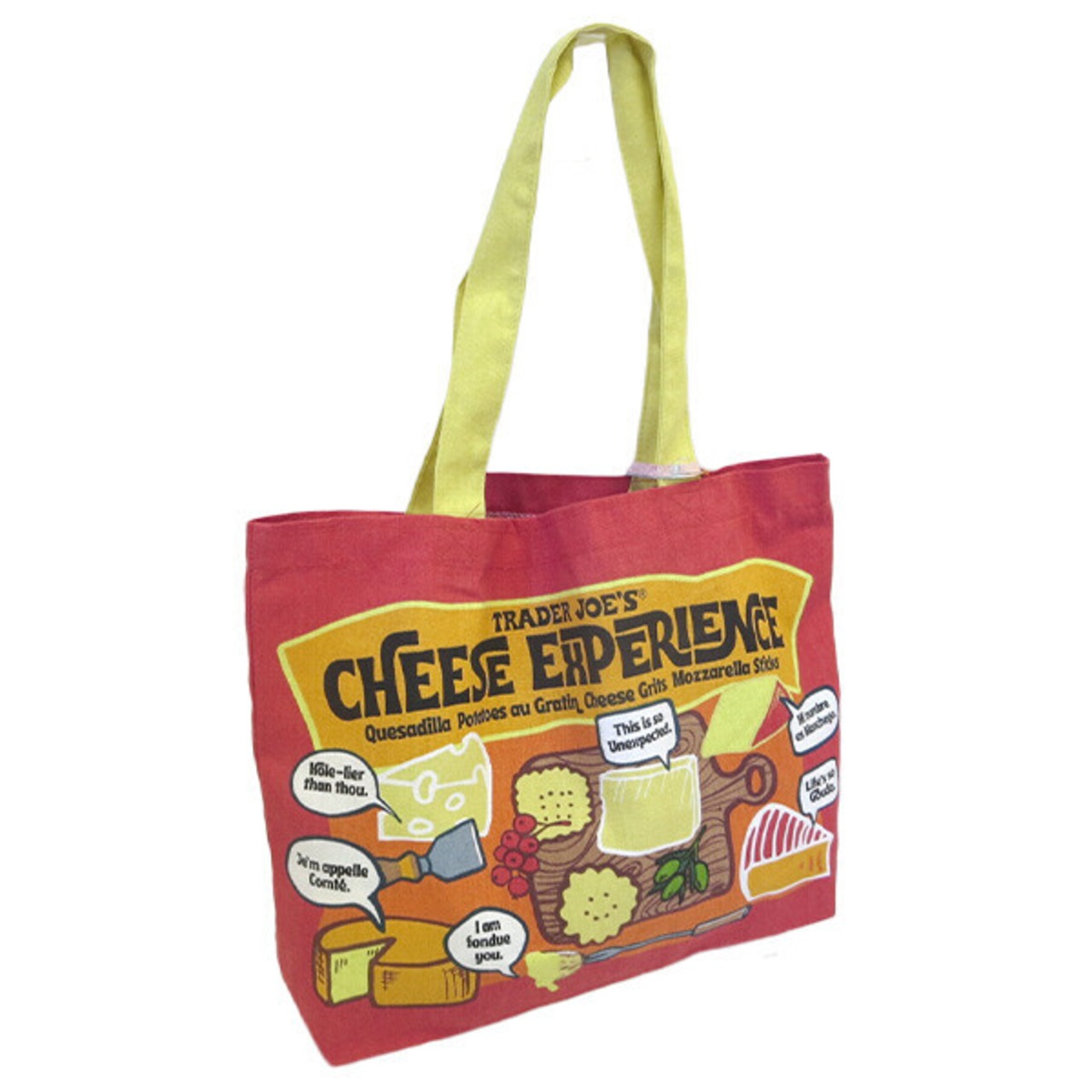 【 TRADER JOE'S】 キャンバス トートバッグ チーズ