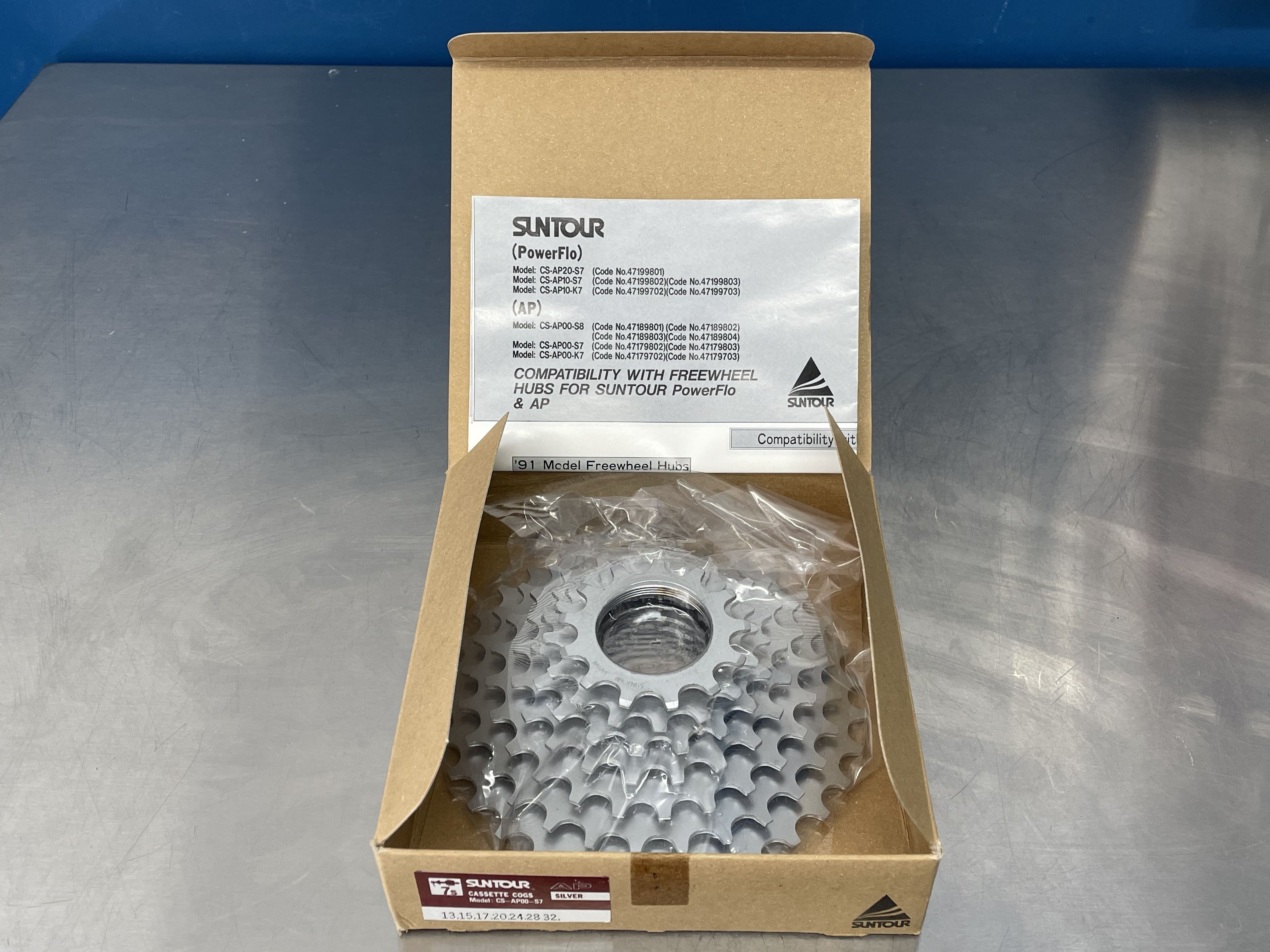 NOS SUNTOUR AP Cassette cogs 13T-32T | CALI BIKES SC