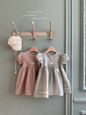 送料無料【予約】hanna embroidery OPS /monbebe