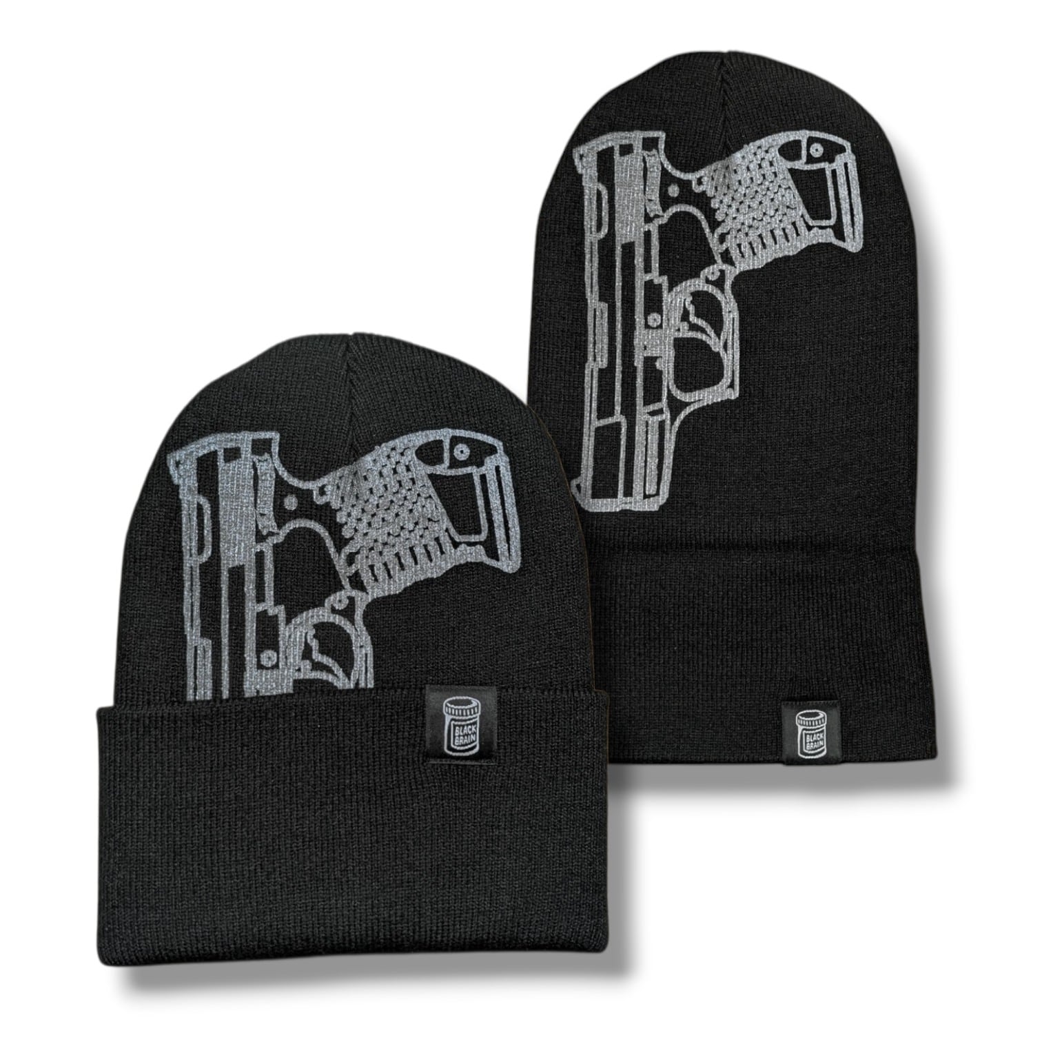 Shot Beanie | BLACK BRAIN