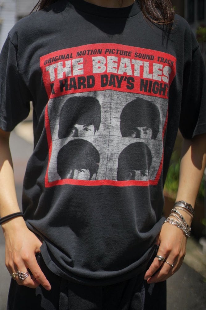 90s CANADA製 ビートルズ BEATLES Tシャツ バンT L