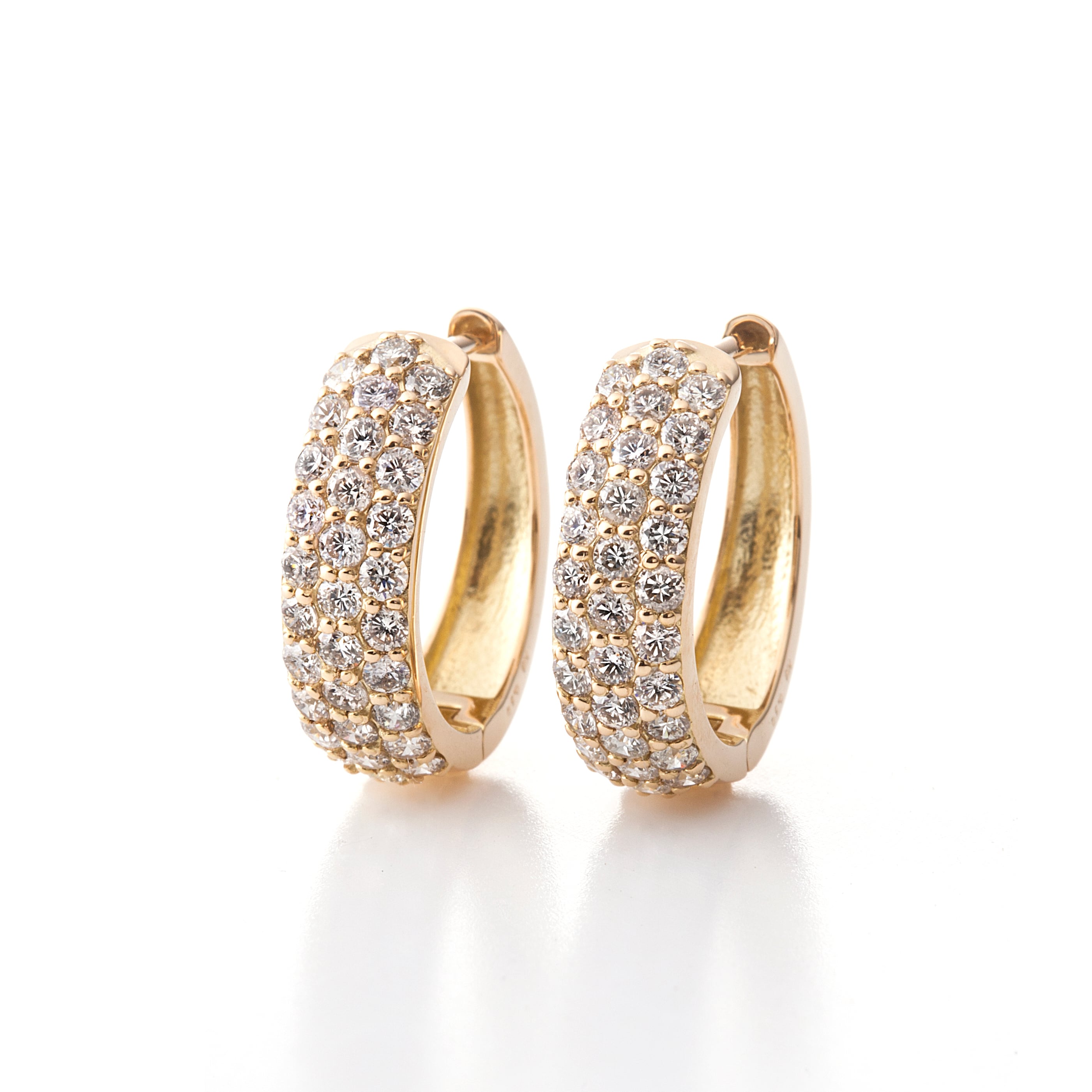 Grace パヴェフープピアス［L］ | BIJOURS