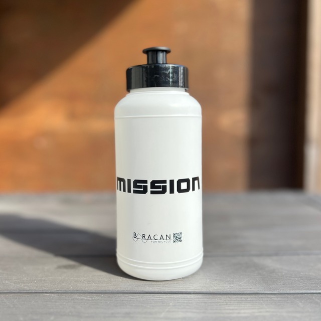MISSIONボトル 500ml　ブラック / ホワイト（両面カラー）