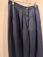 pure wool タックパンツ