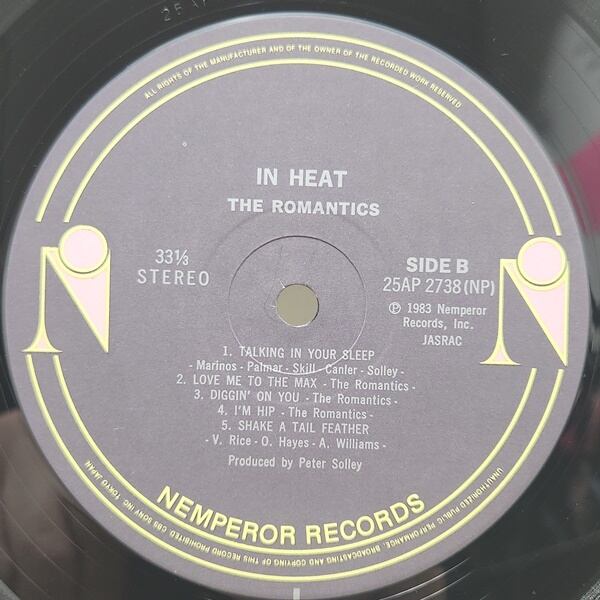 The Romantics / In Heat [25AP 2738] - 画像4