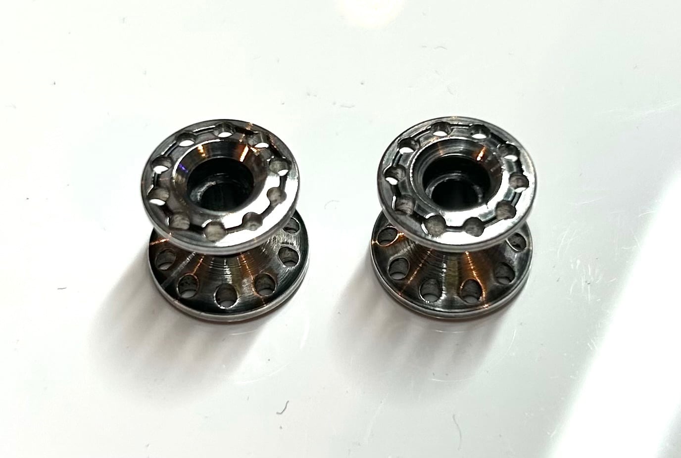 加工ローラーといろいろ 加工ローラー 13mm 13-12 2段 ブルー 青 マシニング CNC加工 15437