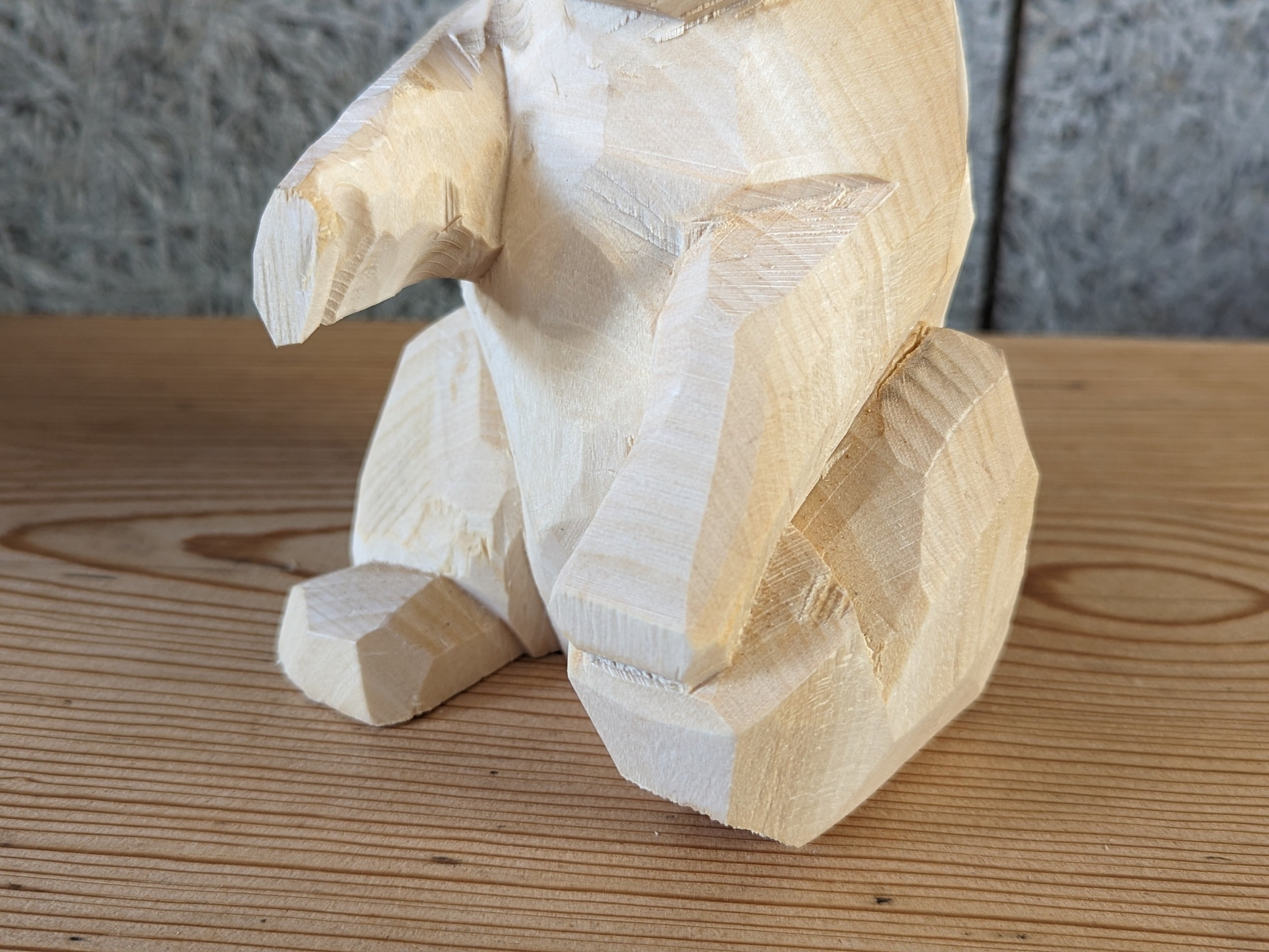 佐藤憲治 座り熊 ＃6「よいっしょ」 | 木彫りの熊 | inoya | Basic