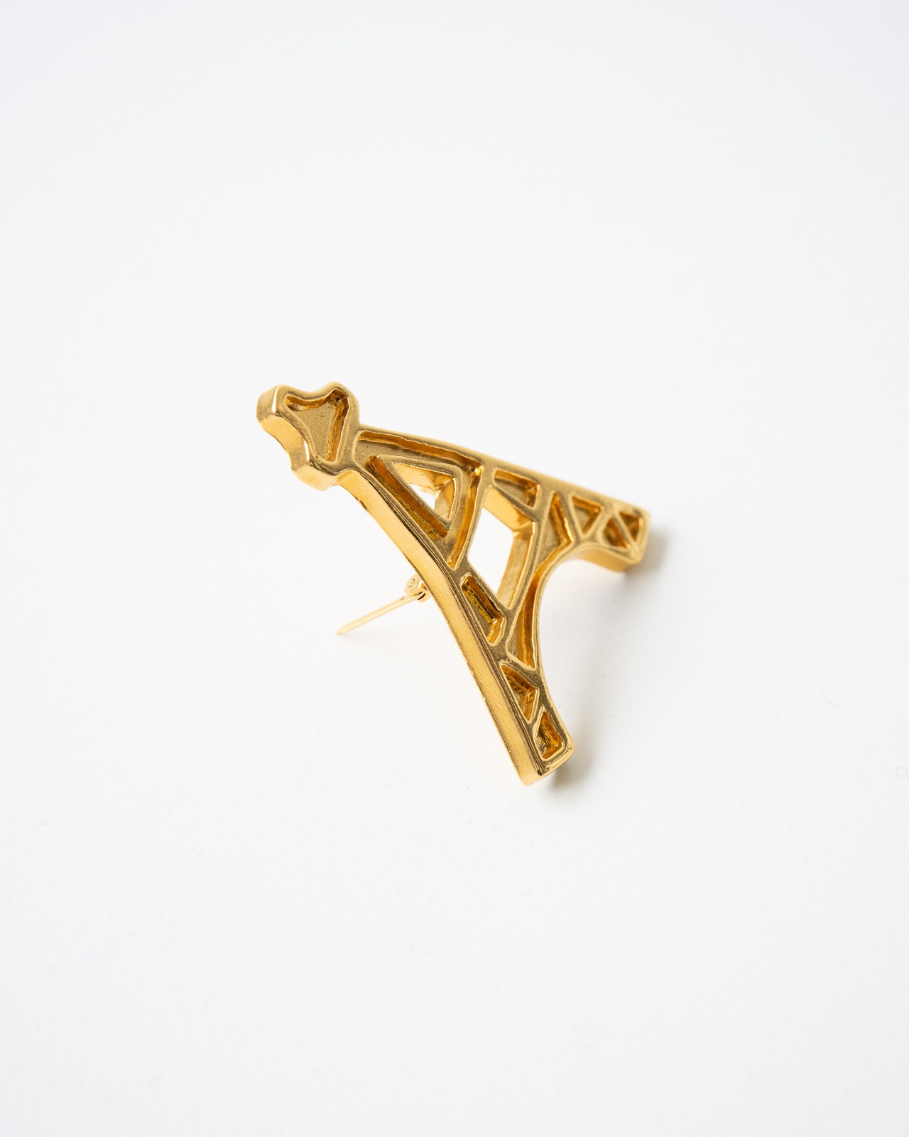 〈Yves Saint Laurent〉Eiffel tower brooch 1980