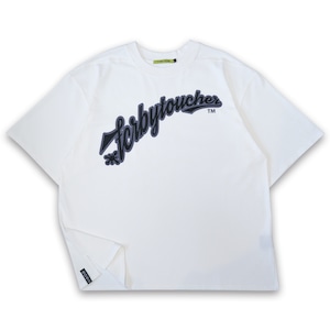 T.C.R CREW BUFFALO S/S TEE - exclusive - WHITE / BLACK