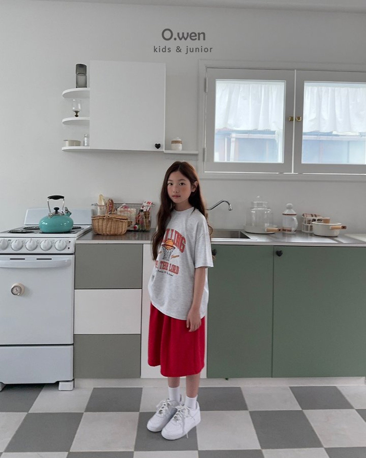 [O.wen] Basketball Short sleeve T-shirt (JS/JM/JL/JXL) / [오웬] 바스켓볼반팔티 (JS/JM/JL/JXL)