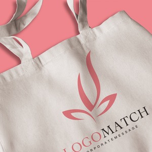 愛らしい3つの花のロゴ