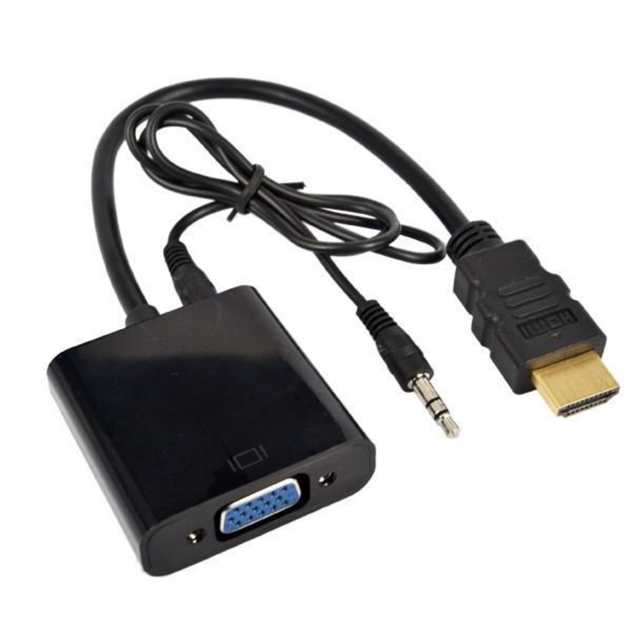 Formosa Japan HDMI to VGA 変換アダプター 音声出力付き ブラック