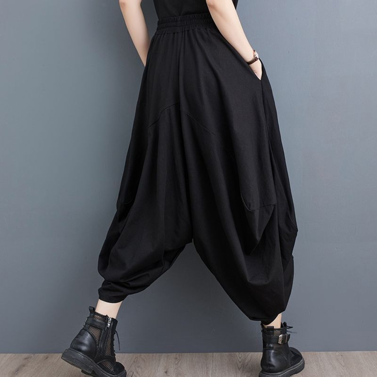 ドレープ サルエルパンツ 00075