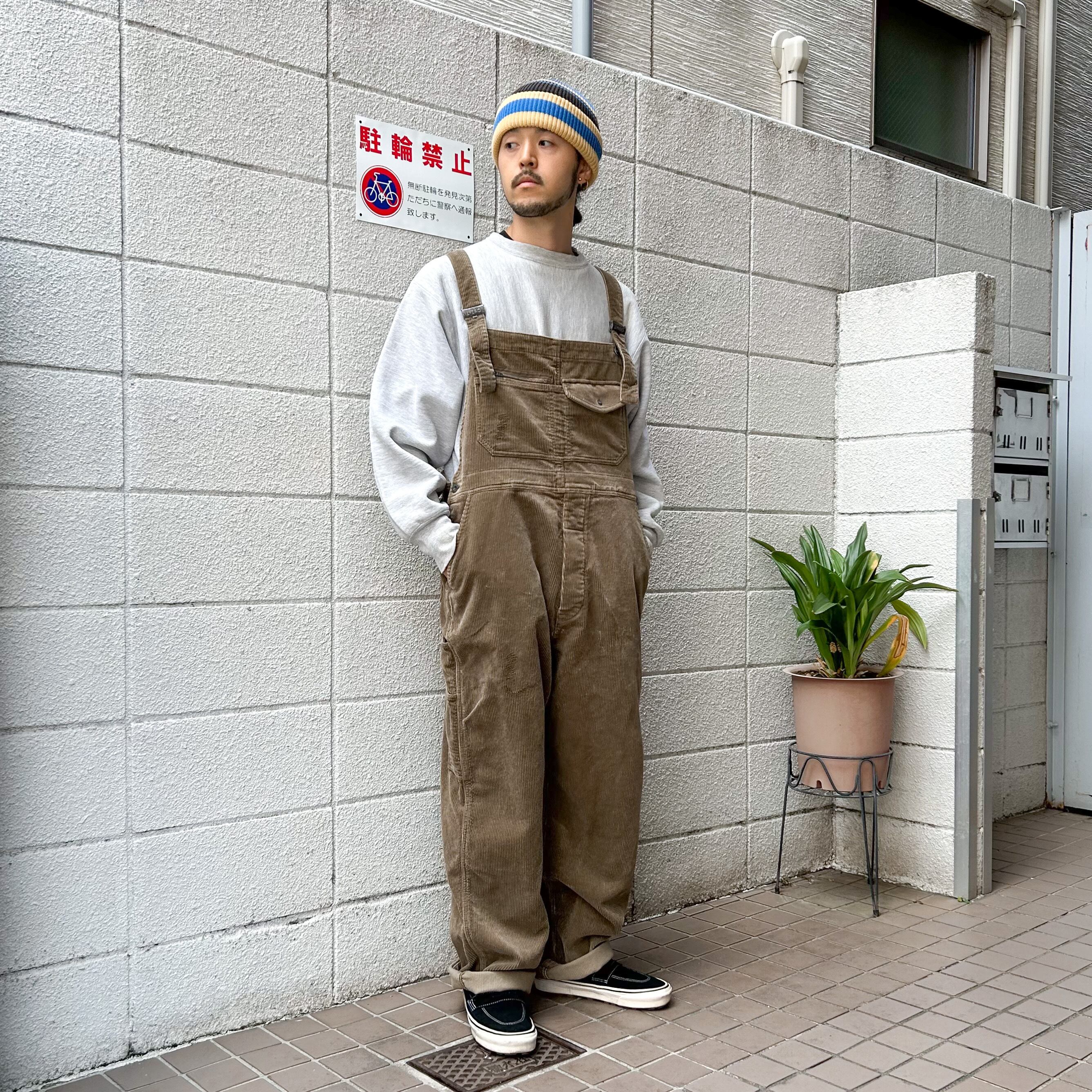 Nigel Cabourn LYBRO / LYBRO DUNGAREE OVERALL - CORDUROY Brown Black  (ナイジェルケーボン ライブロ ダンガリー オーバーオール コーデュロイ)