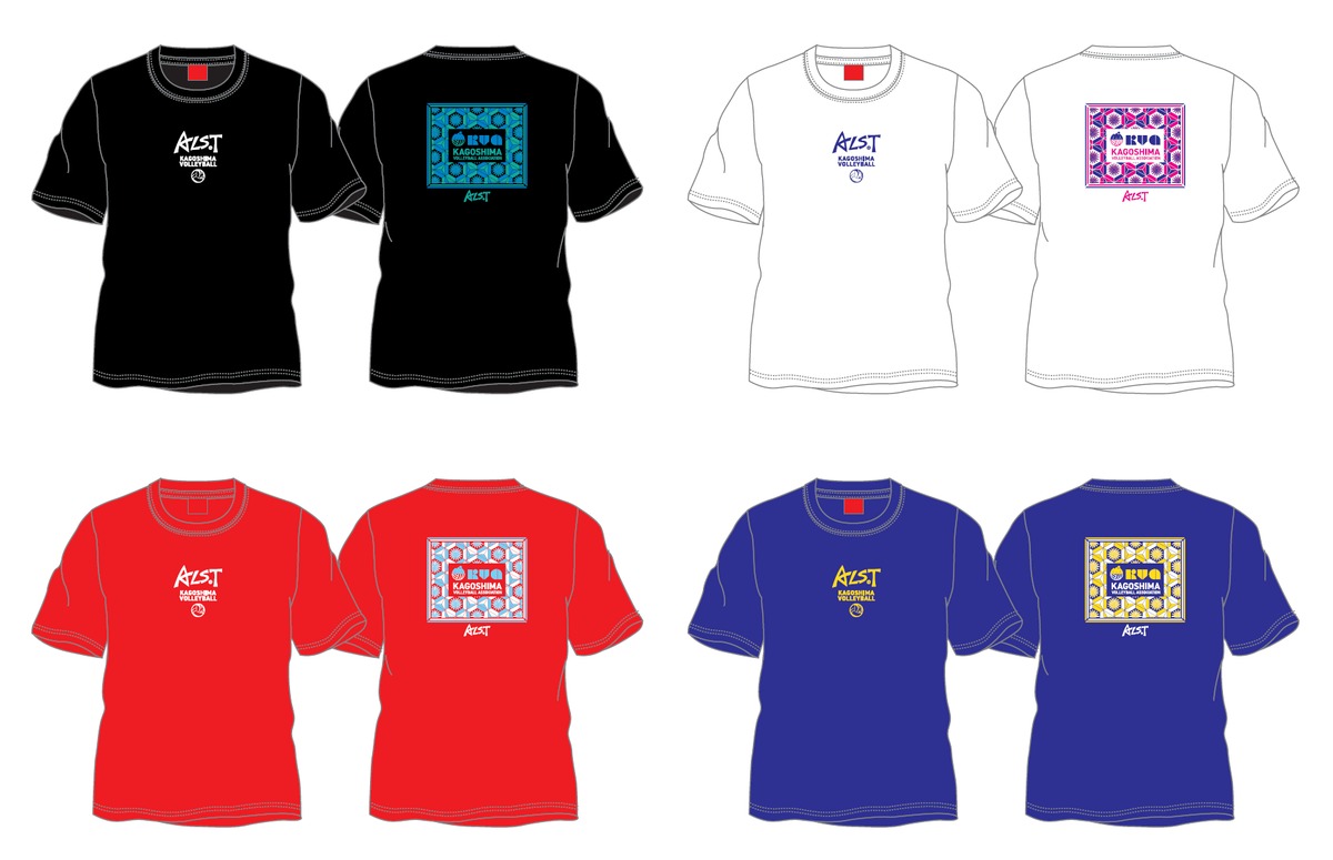 鹿児島商業　バレーボール部　スポンサーTシャツ ALST コラボ Tシャツ | 鹿児島県バレーボール協会