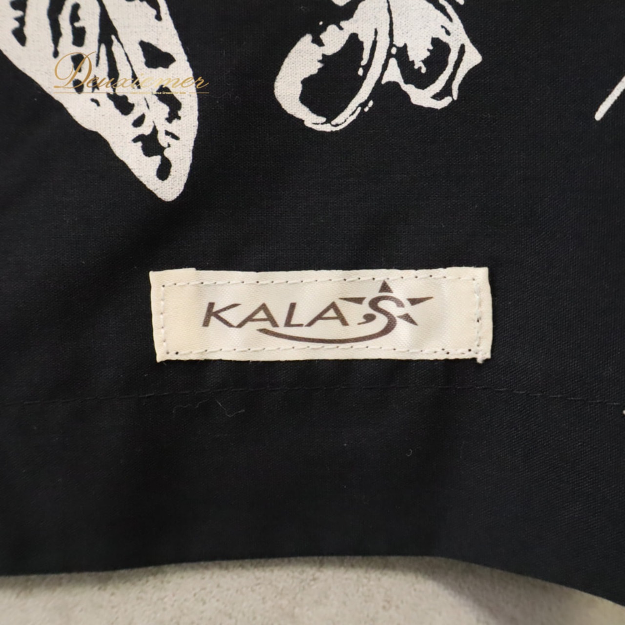 フラダンス 衣装 KALA,S ワンピース ドレス ブラック系 タロリーフ柄 ラウアエ柄 プルメリア柄 花柄 植物柄 ハワイアンプリント ハワイアン アロハ フラ ダンス レッスン 練習 ハワイアンダンス 黒 白 ホワイト系 かわいい おしゃれ 上品 大人っぽい ダンス衣装 練習着 レッスンウェア