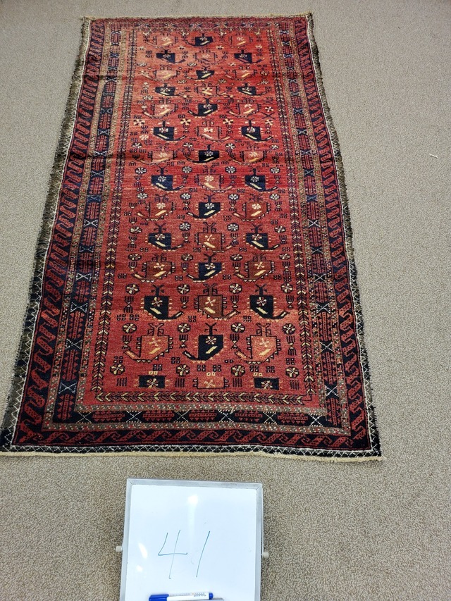 絨毯クエスト62【No.41】Tribal Rug　トライバルラグ  ※現在、こちらの商品はトルコに置いてあります。ご希望の方は先ずは在庫のご確認をお願いします。