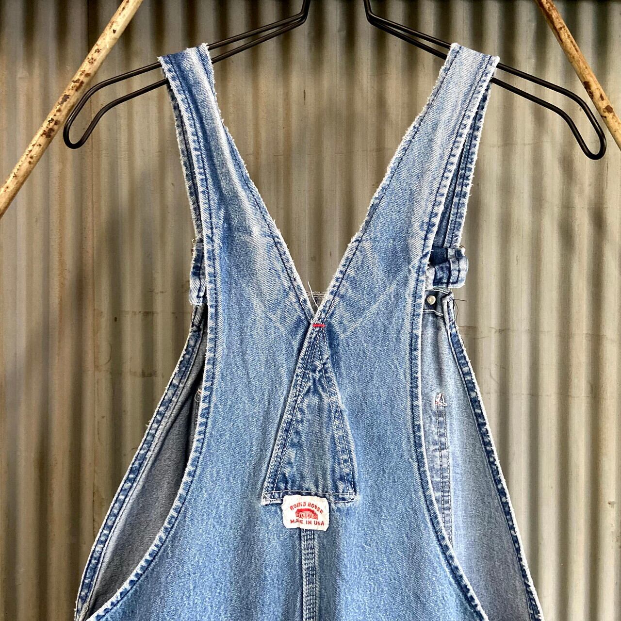 ビッグサイズ ROUND HOUSE ラウンドハウス デニム オーバーオール