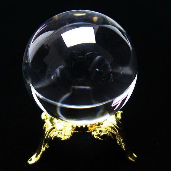 水晶 丸玉 ブラジル産 24mm 一点物  141-6422