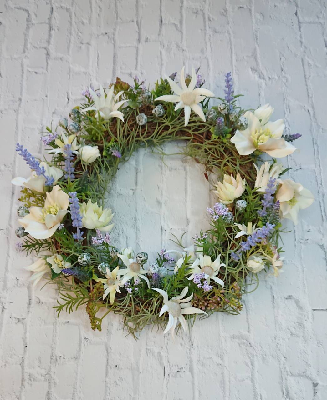 ナチュラルリース アーティフィシャルフラワーのインテリア雑貨miracle Arts アーティフィシャルフラワーのインテリア雑貨miracle Arts