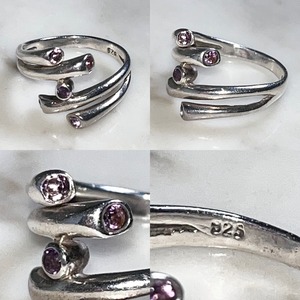 vintage silver wide ring