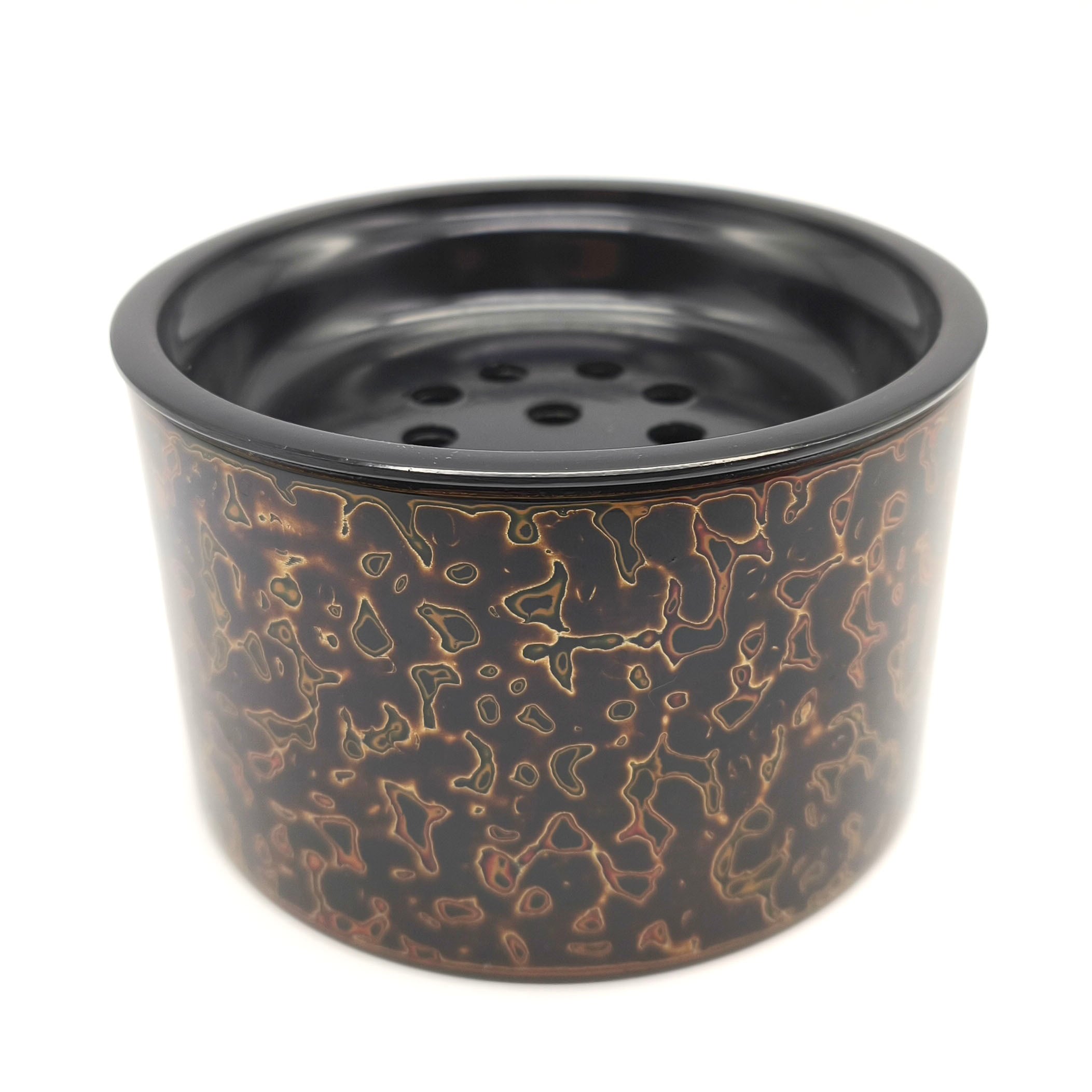 津軽塗（唐塗）バカ塗り・茶こぼし・伝統工芸・No.250615-51・梱包