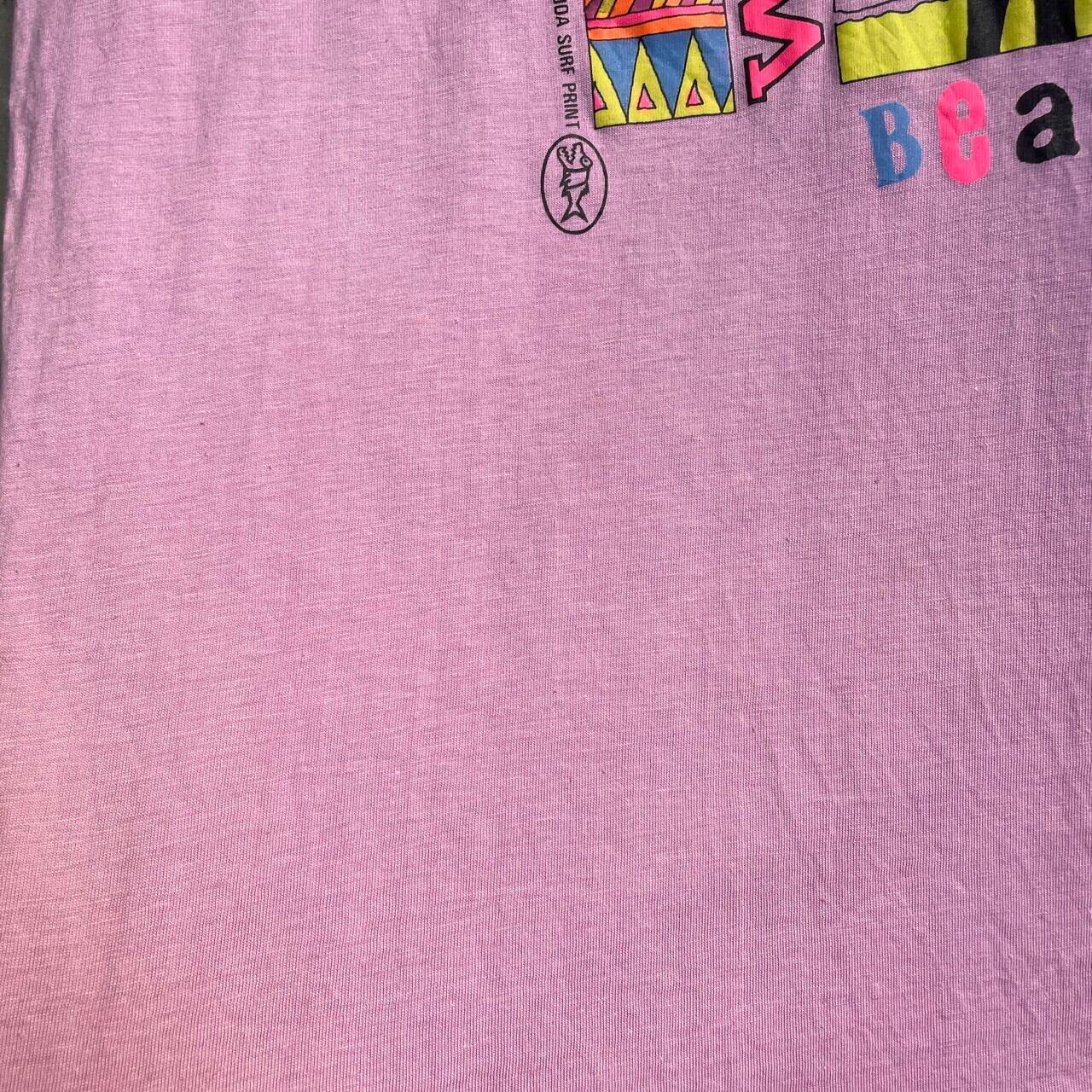 80年代 TARGET INTERNATIONAL オールドサーフ プリント Tシャツ メンズ