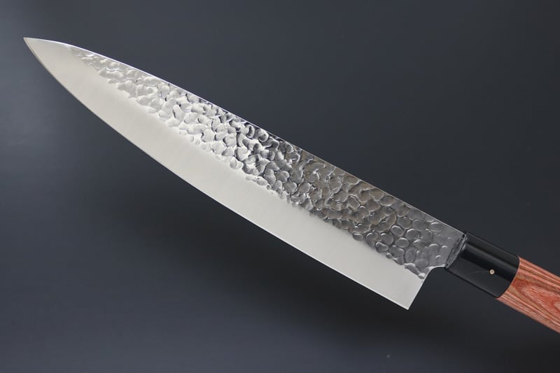 KC-958 兼常作 ステン1K6 槌目磨き 牛刀 240mm | 岐阜県関市の刃物店