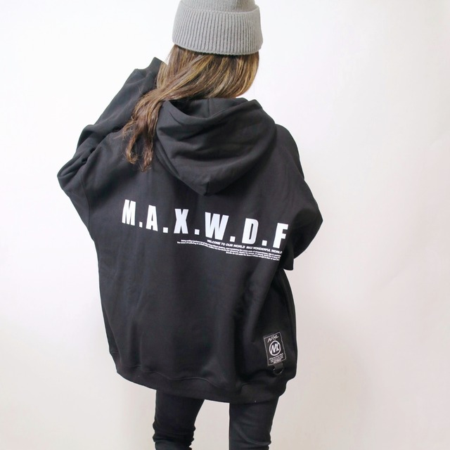MAXオーバーサイズスウェットパーカー