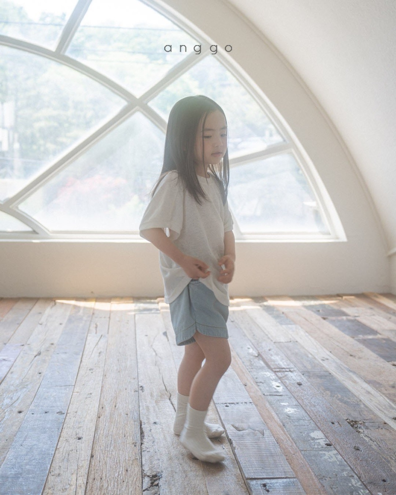 【anggo】クリーミーTシャツ ブラウン 80〜120cm  240710 - 15