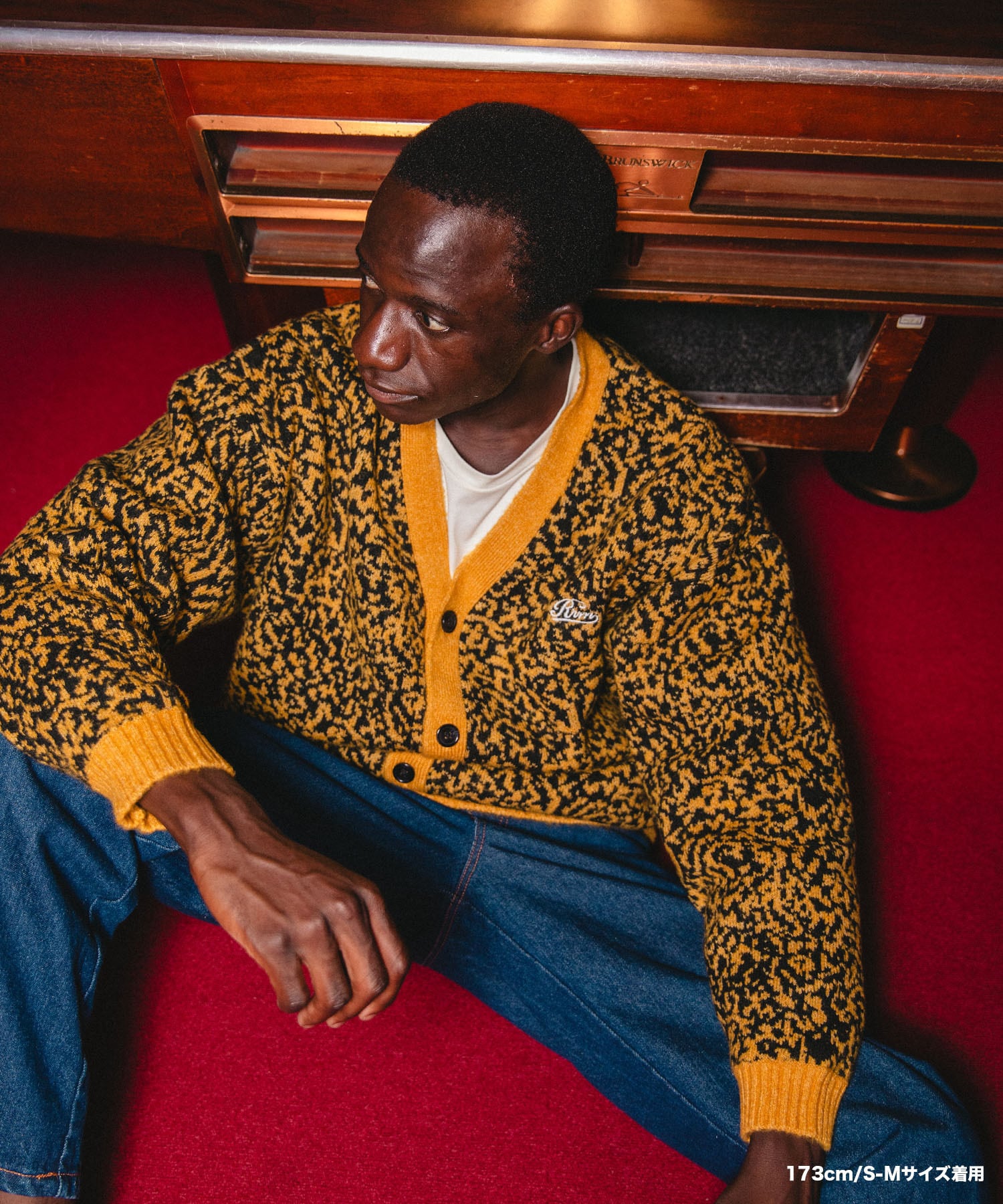 Re:room】LEOPARD JACQUARD BIG CARDIGAN［REK133］ | #Re:room