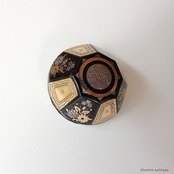 アンティークジュエリー ピクウェ マーガレットと忘れな草のブローチ （面取り有、ソーティングメモ付）