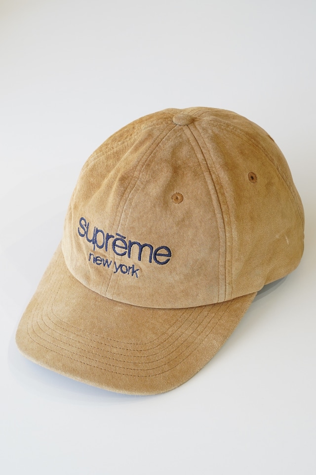 Supreme（シュプリーム）2016SS Suede Classic Logo 6-Panel Cap Tan USA製 スエードキャップ
