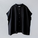 Collarless  shirts    /  kids XXL(140-150)   /   Black
