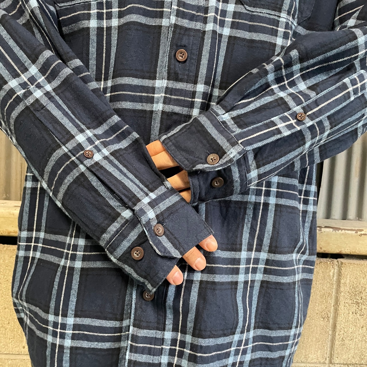 RED HEAD レッドヘッド チェック柄 フランネルシャツ 長袖シャツ 