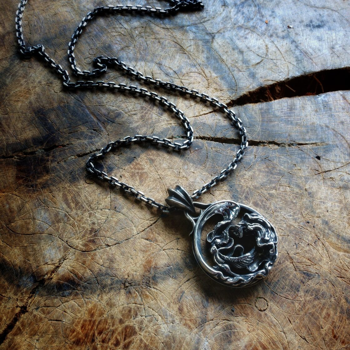silver925 pendant【Sylph】シルバーアクセサリー ペンダント 風の精霊 