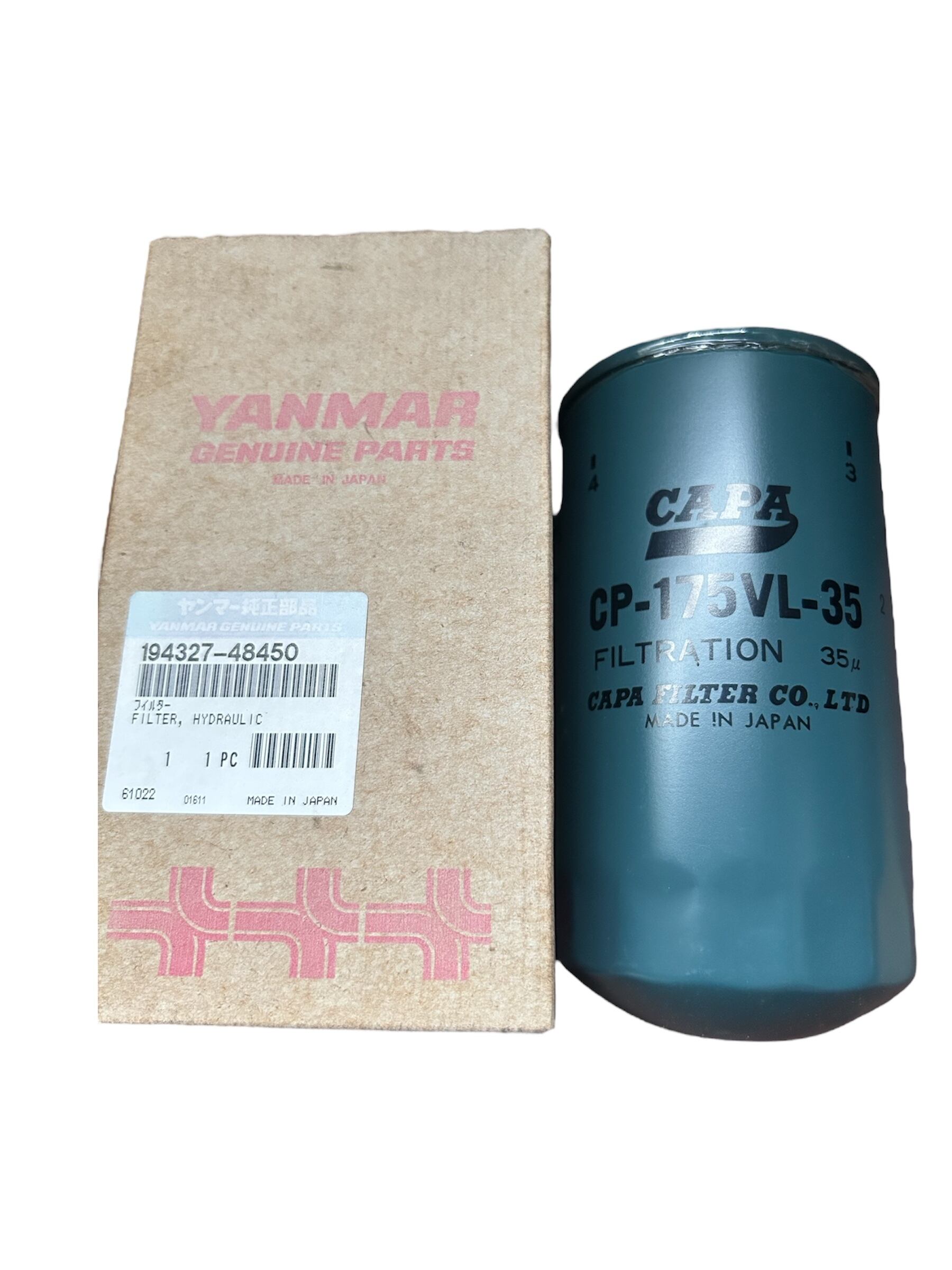 ヤンマー ミッションオイルフィルター 194327-48450フイルター FILTER