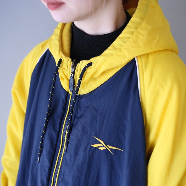 "Reebok" reversible over silhouette good coloring foodie blouson